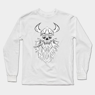 Viking Skull Long Sleeve T-Shirt